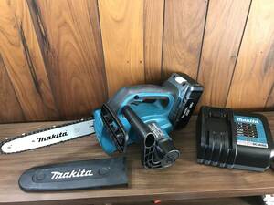 中古/動作確認済み makita マキタ 250mm 充電式チェンソー MUC250D 36V 本体 + バッテリ＋充電器付