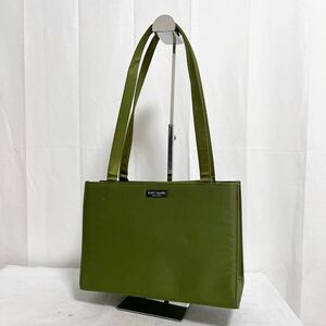 和400★ kate spade NEWYORK ケイトスペード トートバッグ 肩掛けバッグ グリーン レディース