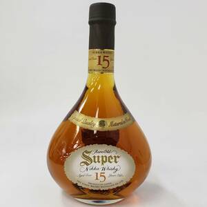 M28607(062)-629/NJ6000【千葉県内のみ発送】酒 Super Nikka Whisky Rare Old Aged Over 15 Years Old スーパーニッカ 43％ 700ml