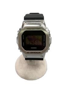 CASIO◆クォーツ腕時計・G-SHOCK/デジタル/ラバー/BLK/BLK/SS