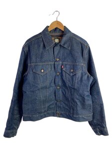 Levi’s◆70～/TROY/Gジャン/44/デニム/IDG/USA製/ボタン裏52裏地ブランケット/濃紺