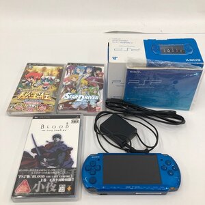 SONY　ソニー　PSP　プレイステーションポータブル　PSP-3000　本体　/　ソフト　秘宝伝　スタードライバー　他　おまとめ【DAAT1008】