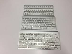 A20118)Apple純正 Wireless Keyboard Bluetooth ワイヤレス日本語キーボード A1314 中古動作品3点セット