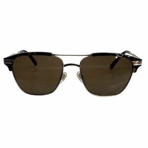 【中古】 GUCCI グッチ サングラス GG0241S スクエア サングラス ブラック ゴールド GG 24021251 YM