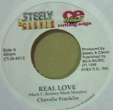 $ CHEVELLE FRANKLIN / REAL LOVE ・ PAM HALL / NEVER STOP (CTJS-5012) 7inch 反り 盤質は低い　ジャマイカ盤 ノイズ雑音 SYYS104-10-11