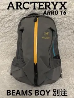 アークテリクス BEAMS ビームスボーイ ARRO 16 アロー16 グレー