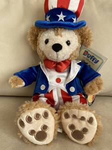 新品　WDW DLR アメリカディズニーパーク　Duffy アンクルサム　ダッフィー　ぬいぐるみ　大　レア