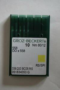 ♪♪♪GROZ-BECKRT・グロッツ べケルト工業用ミシン針・DO×558 80 12番手 5本♪♪♪22