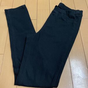 ☆UNIQLOキッズ☆ストレッチレギパン☆サイズL135〜145㎝黒☆