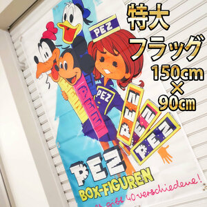 PEZ フラッグ P232 アメリカン雑貨 旗 BIGバナー 限定　ペッツ ポスター USAノベルティー インテリア雑貨 ガレージ雑貨