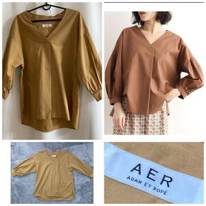 ●美品●タックスリーブブラウス AER adam et rope