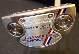 S227 美品【スコッティキャメロン CHAMPIONS CHOICE BUTTON BACK FLOWBACK 5.5】3.3インチ/Titleistラベル付き/正規品/Scotty Cameron