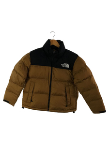 THE NORTH FACE◆SHORT NUPTSE JACKET_ショートヌプシジャケット/L/ナイロン/BRW/襟元汚れ有