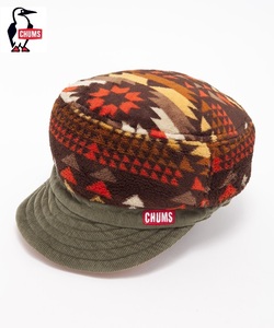 CHUMS Fleece Native Cap Brown Mix チャムス フリース ネイティブ キャップ（ユニセックス）ブラウン ミックス／茶 CH05-0774／Free Size