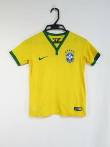 ブラジル代表 2014 ホーム ユニフォーム ジュニアS 130-140cm ナイキ NIKE BRASIL サッカー シャツ　キッズ 子供