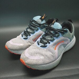 ◇ NIKE ナイキ React Escape DJ9976-500 メッシュ素材 軽量 ランニングシューズ サイズ24.5 ピンク マルチ レディース E