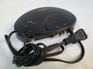 オーム電機 屋内用 デジタルTVブースター AN-0557 AC100V 3W 50/60Hz 40-900MHz 通電のみの確認