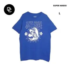 【美品】SUPER MARIO 任天堂 スーパーマリオ 1985 Tシャツ 青L