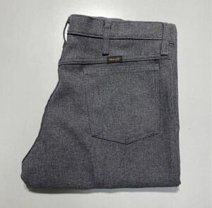 【34×30】Wrangler 82HG WRANCHER DRESS JEANS ラングラー ランチャードレスジーンズ ポリエステルパンツ グレー メキシコ製 Y725