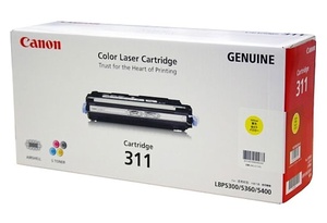 【送料無料・期限切れ品】 Canon レーザービームプリンター LBP5400・5360・5300用 純正 トナーカートリッジ311 イエロー CRG-311YEL