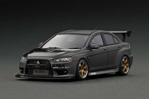 ★☆イグニッションモデル 1/43 IG2738 Mitsubishi Lancer Evolution X CZ4A(マットガンメタリック)☆★