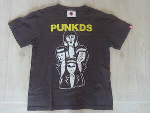 古着 PUNK DRUNKERS パンクドランカーズ ラモーンズパロディ プリントTシャツ