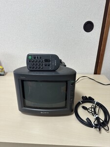 SONY ソニー　ブラウン管 TV　1992年製　　KV-9AD2 リモコン有　通電のみ確認※ レトロ