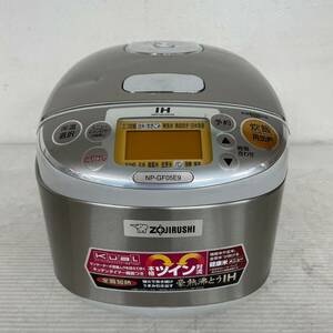 【ZOJIRUSHI】 象印 極め炊き 炊飯器 ３合炊き NP-GF05E9 2014年製 シルバー J0390