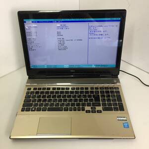 ★NEC LAVIE LL750/M LL750MSG ノートPC Core i7-4700MQ 2.40GHz 8GB【BIOS確認/現状渡し】