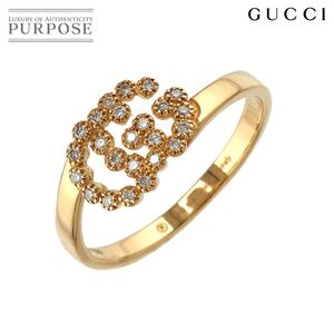 グッチ GUCCI GGランニング #16 リング ダイヤ K18 YG イエローゴールド 750 指輪 Diamond Ring 90252189