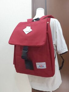 新品未使用品☆charmante nature/シャルマントナチュール　バックパック　レッド