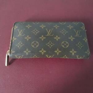 LOUIS VUITTON ルイヴィトン モノグラム ジッピーウォレット 長財布 VI0095 ファスナー不良 ジャンク扱い