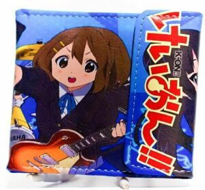 財布 けいおん 秋山 澪 K-ON! 青 平沢 唯サイフ さいふ 二つ折り ミニ財布 短財布