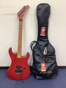 ◯営HM087-後T160【埼玉発】ジャンク Kramer JK-1000 Floyd Rose Aシリアル エレキギター ギター 弦楽器 弦無 音出し未確認 説明欄注意書有