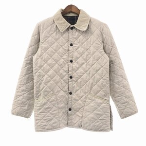 Barbour バブアー キルティングジャケット ジャケット ユーロ ヨーロッパ古着 ベージュ (メンズ S) O9544 中古 古着