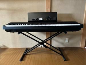 (引き取り限定)YAMAHA ヤマハ 電子ピアノ P-125ブラック 88鍵盤 譜面台、ペダル、ACアダプタ、説明書、スタンド付属