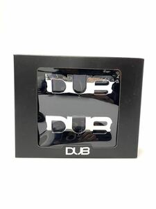 DUB エンブレムL（2枚入り）DB208/クロムメッキ エンブレムサイズ　38mm×102mm /DUBグッズ