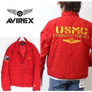 《AVIREX アヴィレックス》新品 保温性◎ US NAVY G-1 パディングジャケット ブルゾン ＸL A8722