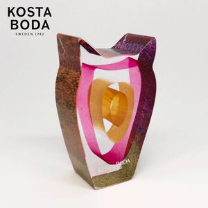 ★即決★ 北欧 ガラス KOSTA BODA Bertil Vallien Mini Sculptures Night Eyes フクロウ クリスタル ヴィンテージ スウェーデン インテリア