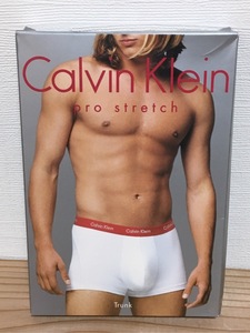 Calvin Klein pro stretch Trunk U7051 S 白 未使用品 箱開封済 カルバンクライン プロ ストレッチ トランクス ブリーフ ボクサーブリーフ