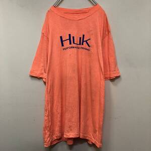 【１円スタート】90′s Huk 良デザイン Tシャツ 古着 ヴィンテージ 海外 アメリカ 輸入 【35】