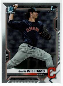 2021 Bowman Chrome Draft Gavin Williams