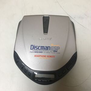 K518/SONY Discman ESP D-E305 本体のみ ソニー ディスクマン WALKMAN ウォークマン ポータブルCDプレーヤー