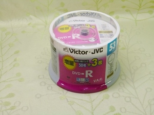 新品未開封 Victor ビクター DVD-R 53枚パック VD-R120G53WB （CPRM対応）