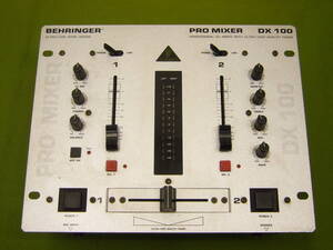 【BEHRNGER】PROMIXER　DX100★DJミキサー　ベリンガー　†5597