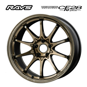 送料無料 レイズ VOLK RACING CE28N-plus 10.5J-18 +22 5H-114.3 (18インチ) 5H114.3 10.5J+22【2本セット 新品】