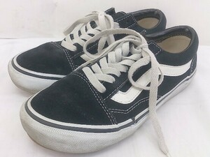 ◇ VANS ヴァンズ V36CL+ OLD SKOOL オールドスクール スニーカー シューズ サイズ23ｃｍ ブラック レディース