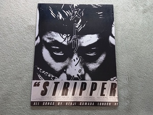 沢田研二 楽譜集　STRIPPER/ストリッパー　1981年発行■ジュリー　写真集　ポスター付　帯付き