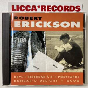 Robert Erickson Sierra & Other Works W/20pages BOOKLET Composers Recordings Inc. (CRI) CD 616 LICCA*RECORDS 422