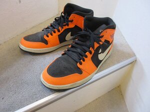 ●1000円～ナイキ NIKE　AIR JORDAN 1 MID 554724-062 スニーカー　サイズ29cm